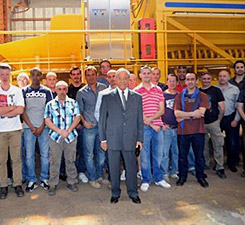 Le premier train-béton « made in Narbonne »