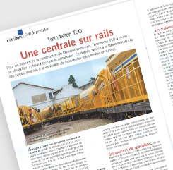 Une centrale sur rail