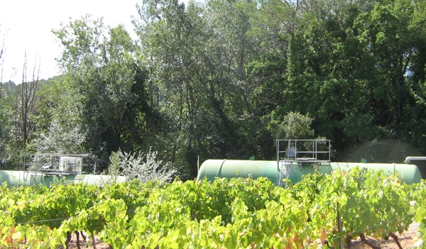 Un domaine au vert avec sa  micro station d’épuration